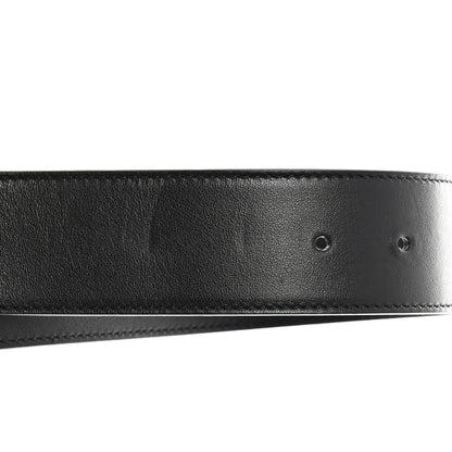 Gucci Plutone Calfskin Palladium Double G 40mm Belt 85 34 Black 6 of 9