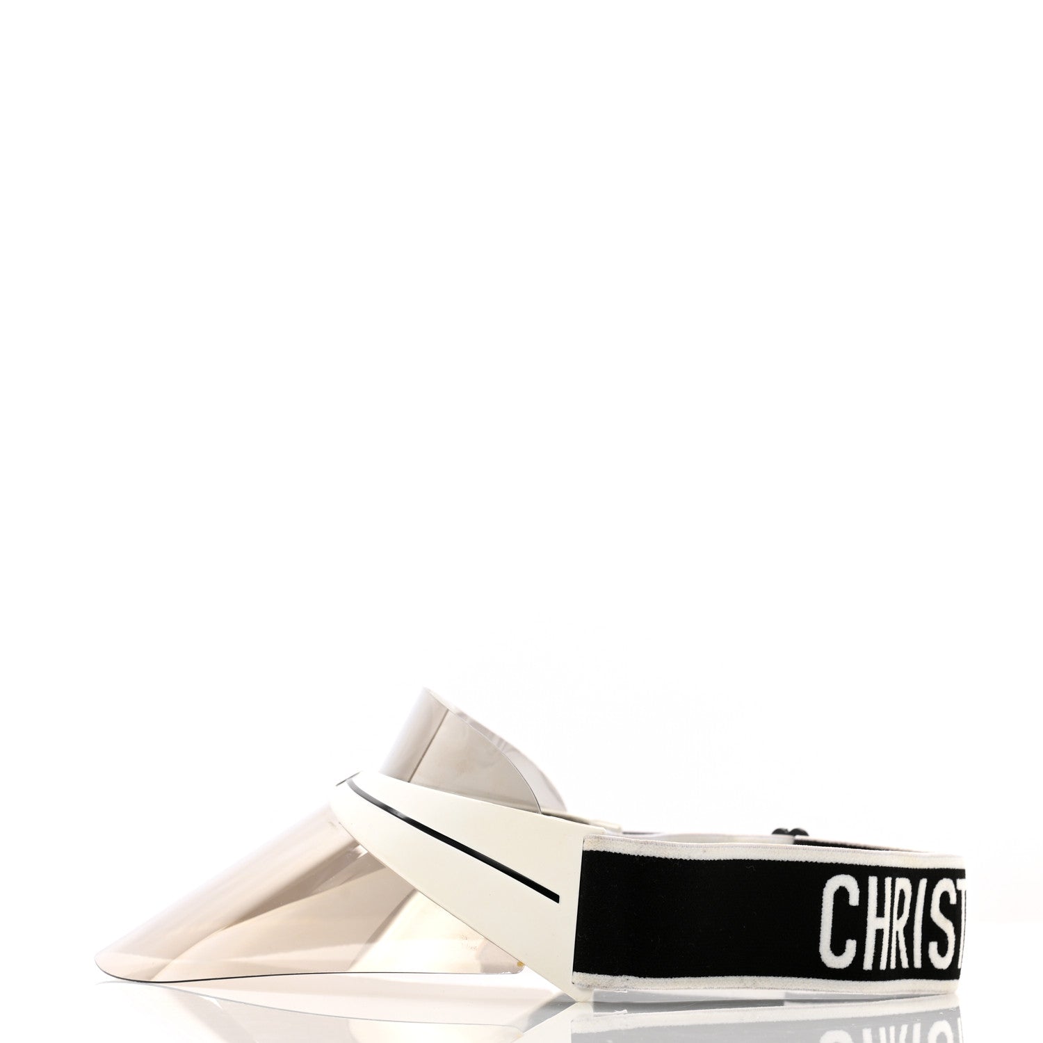 Christian Dior Mirrored DiorClub1 Sun Visor Silver 4 of 11