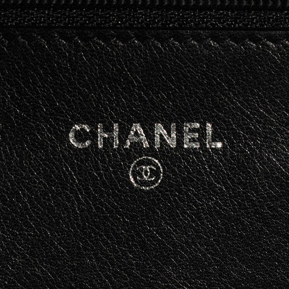 Chanel Patent Quilted Brilliant Wallet On Chain WOC Bordeaux Clair 7 of 9
