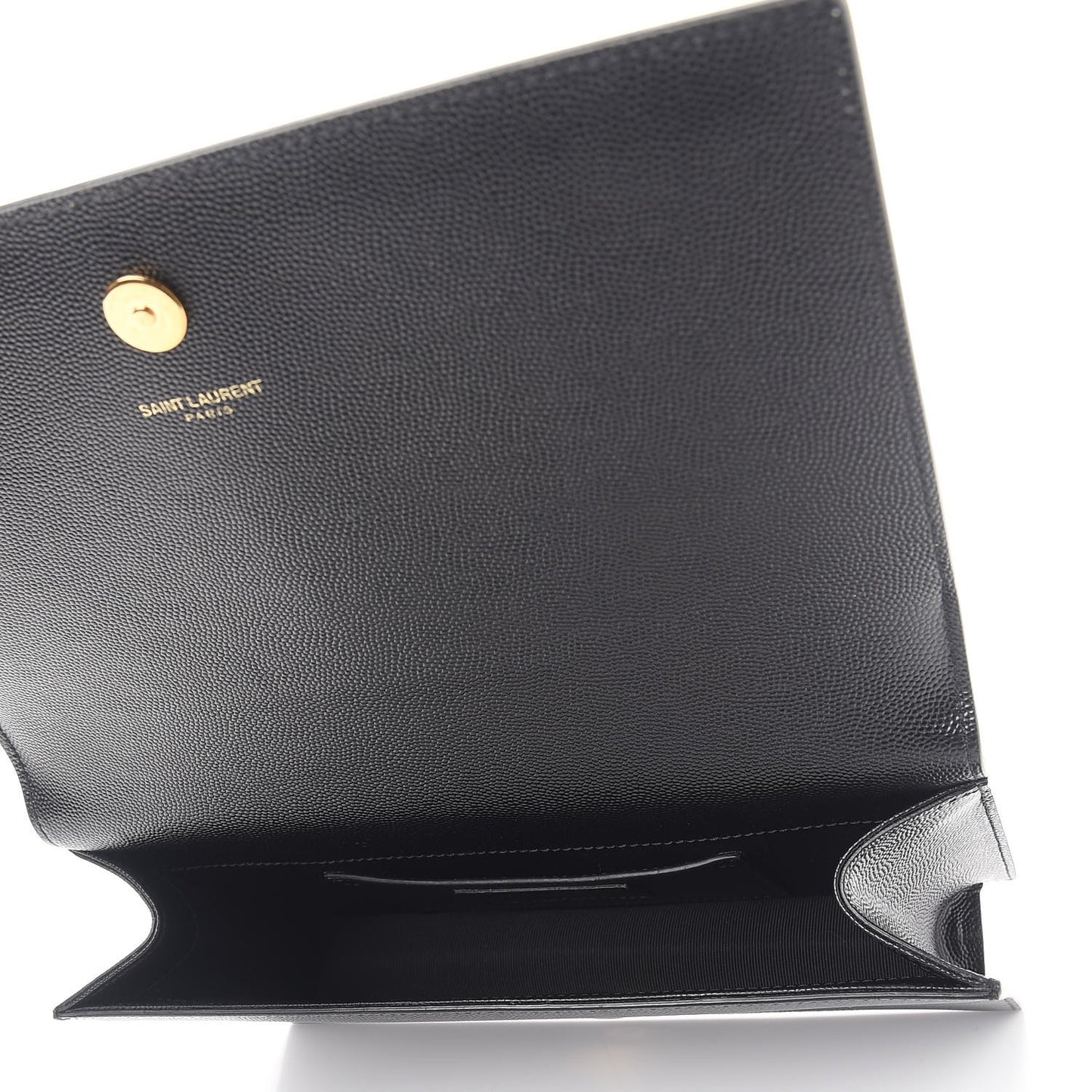 Grain De Poudre Classic Monogram Kate Clutch Black