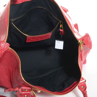 Balenciaga Agneau Giant 12 Gold Hardware Work Rouge Cardinal 5 of 11
