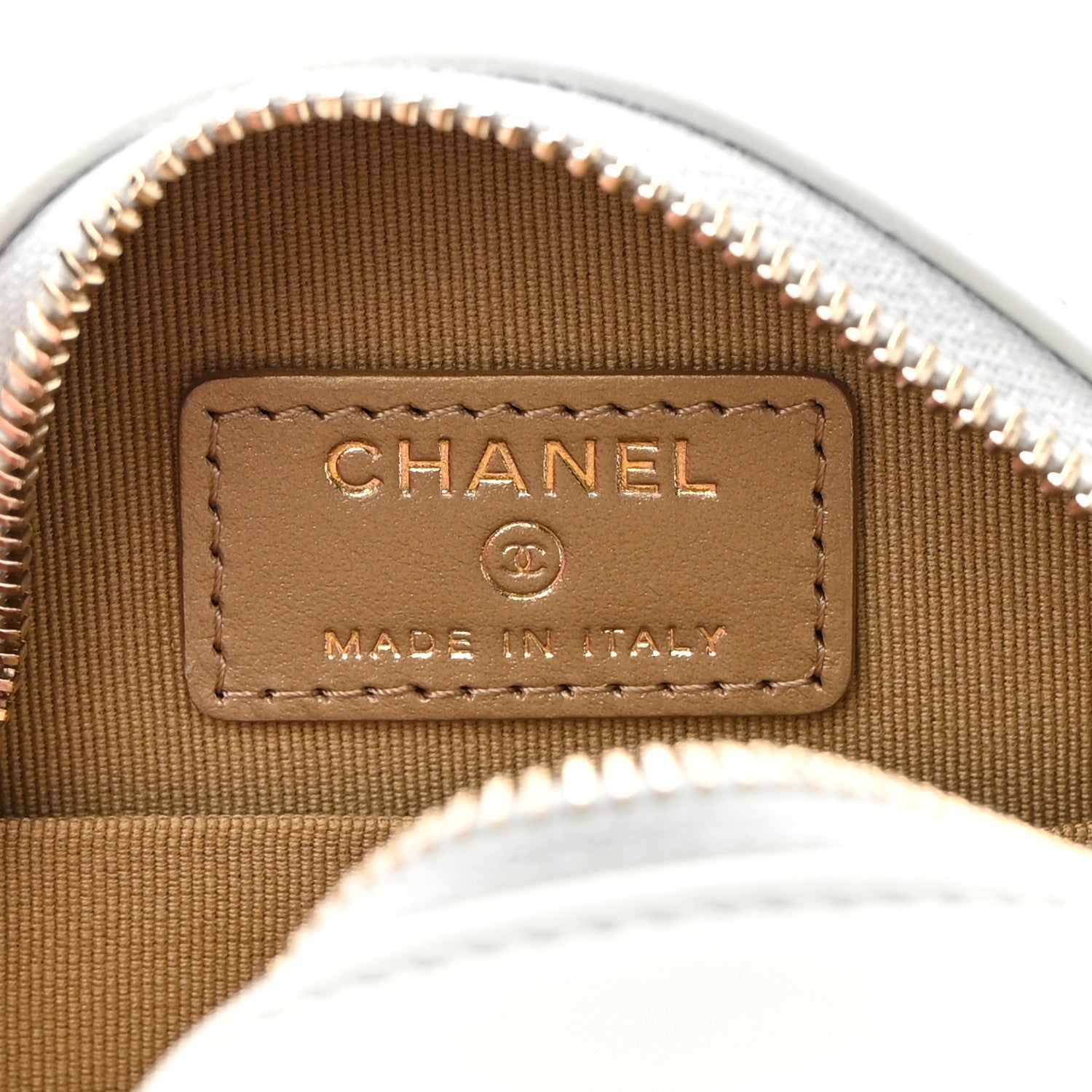 Chanel Lambskin Quilted Round Pearl Crush Clutch With Chain Grey 8 of 10