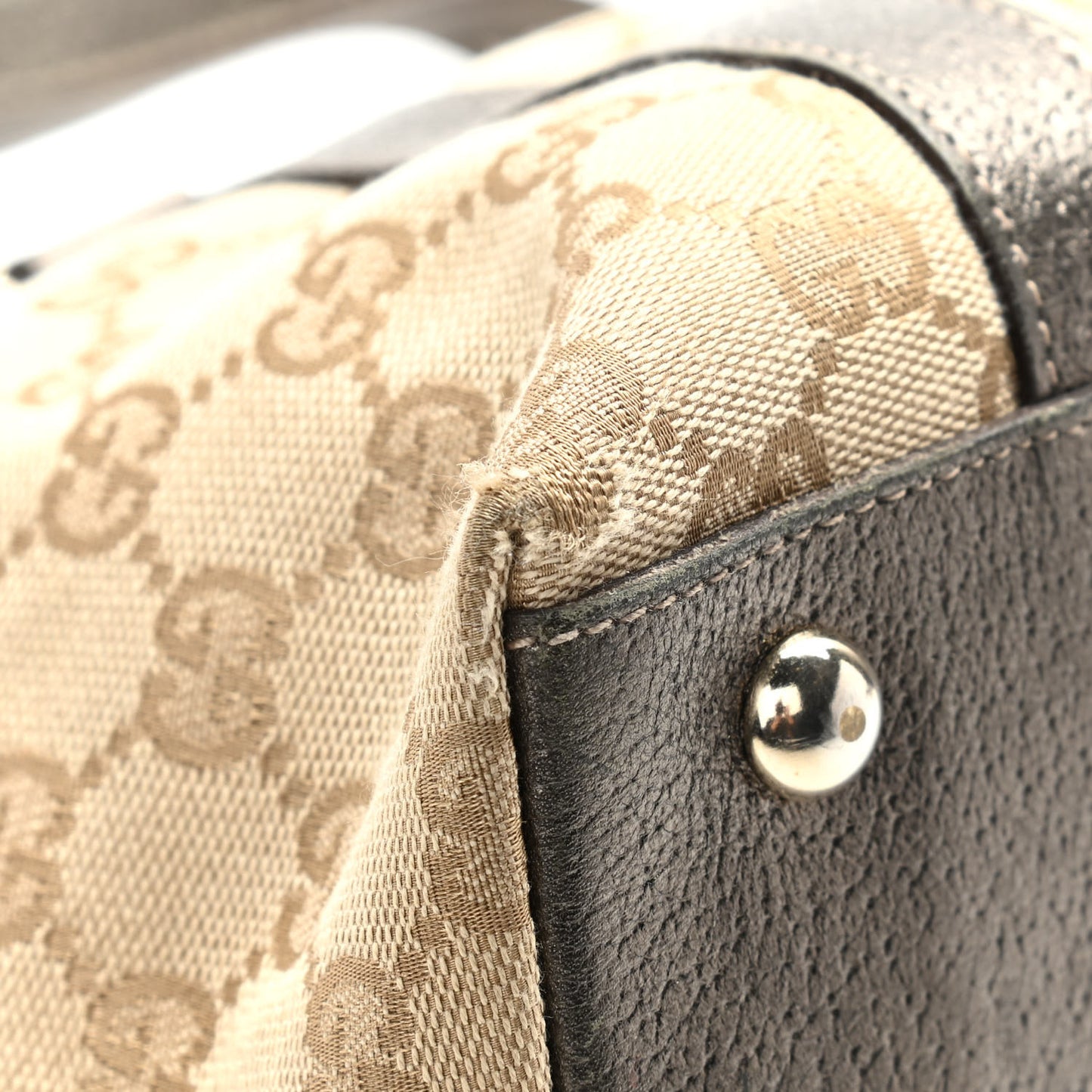 Monogram Medium Abbey Tote Metallic