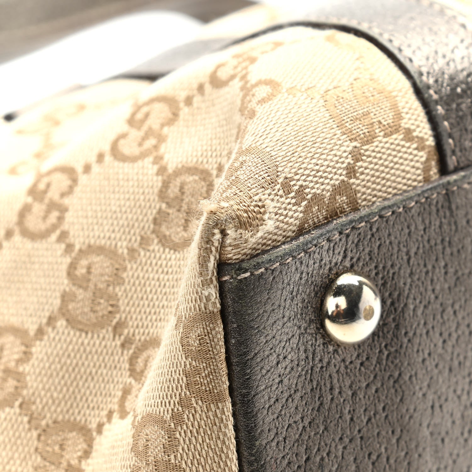 Gucci Monogram Medium Abbey Tote Metallic 10 of 13