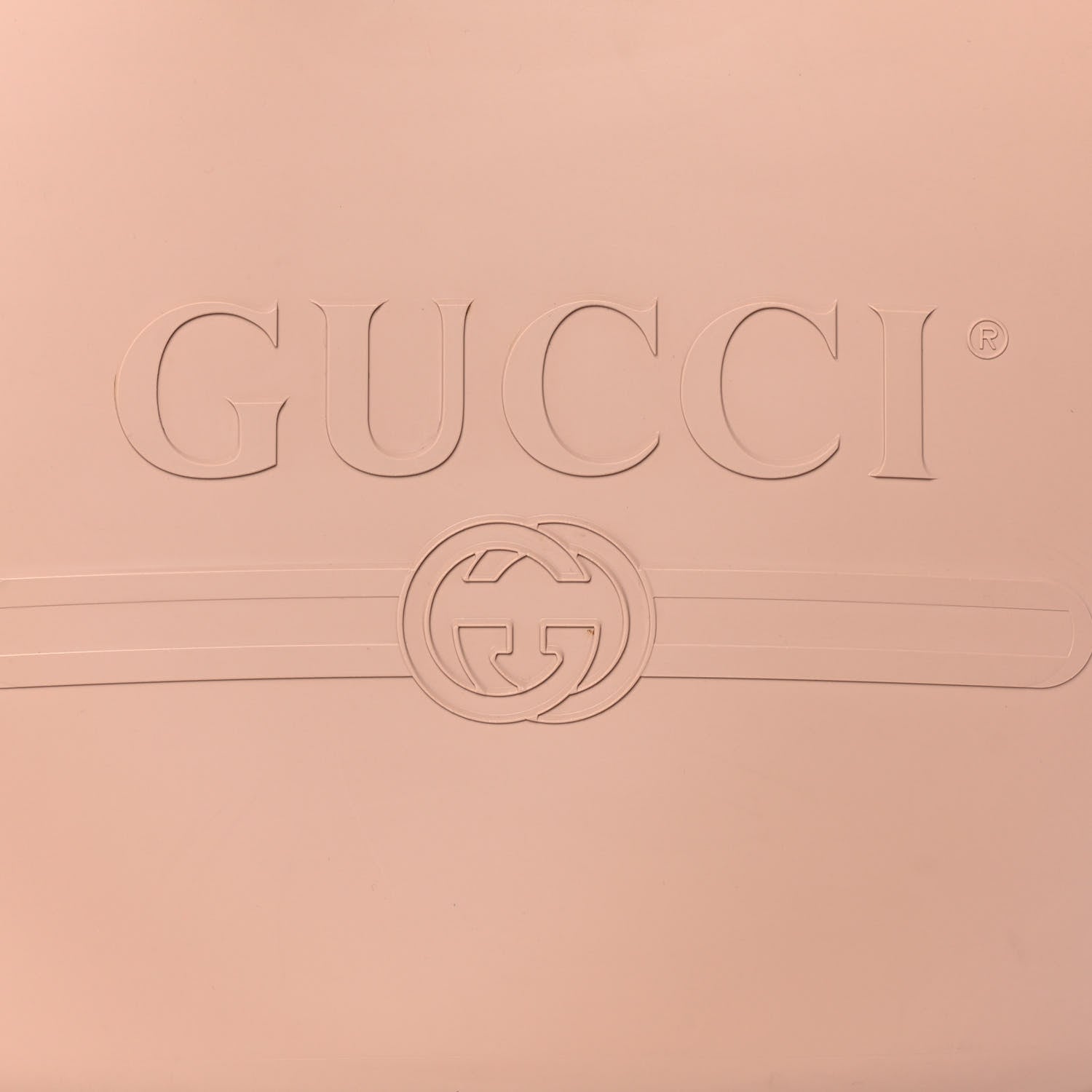 Gucci Rubber Oversized Logo Tote Rosa 7 of 10