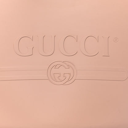 Gucci Rubber Oversized Logo Tote Rosa 7 of 10