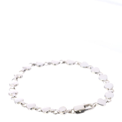 Tiffany Sterling Silver Chain of Heart Bracelet 3 of 4
