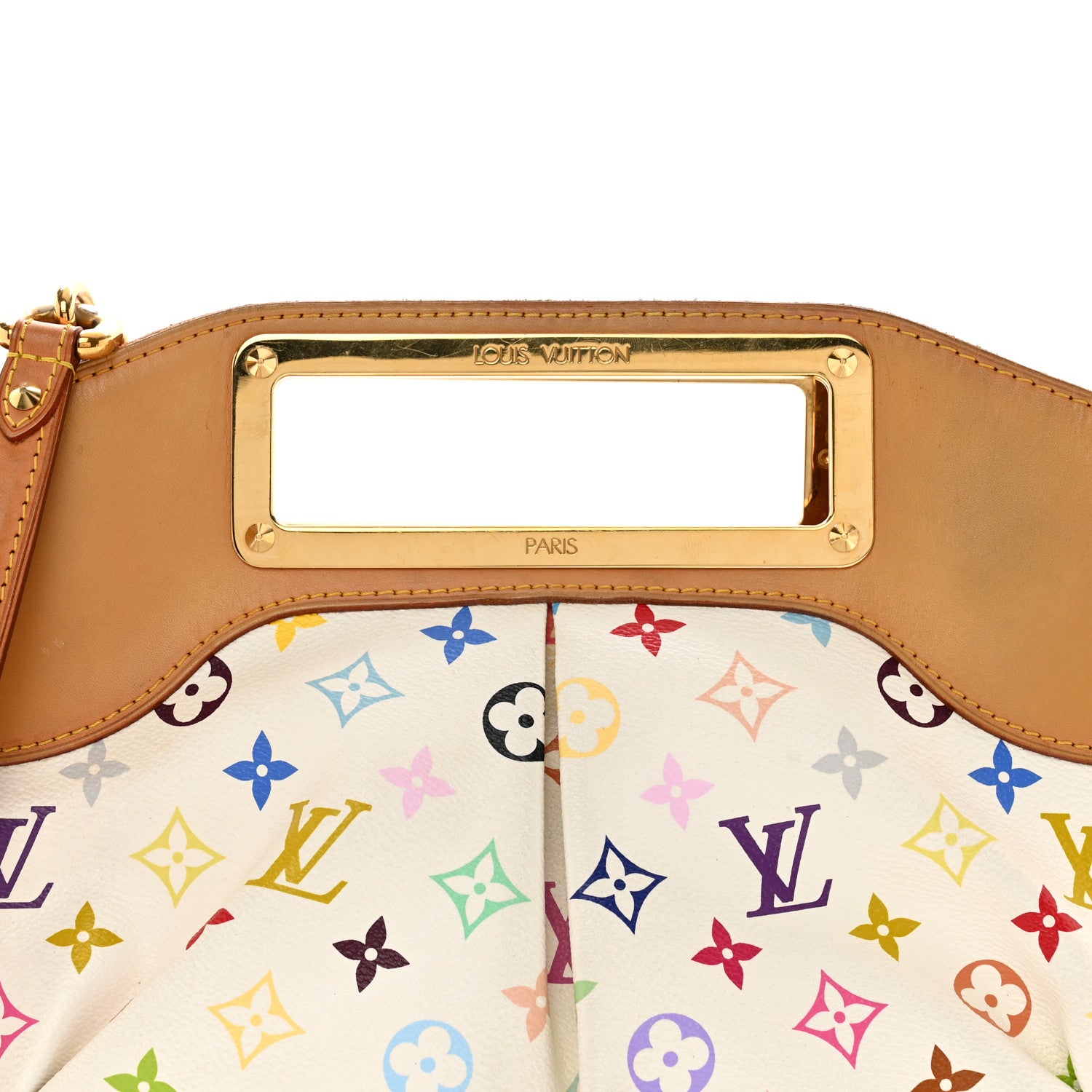 Louis Vuitton Monogram Multicolor Judy GM White 5 of 10
