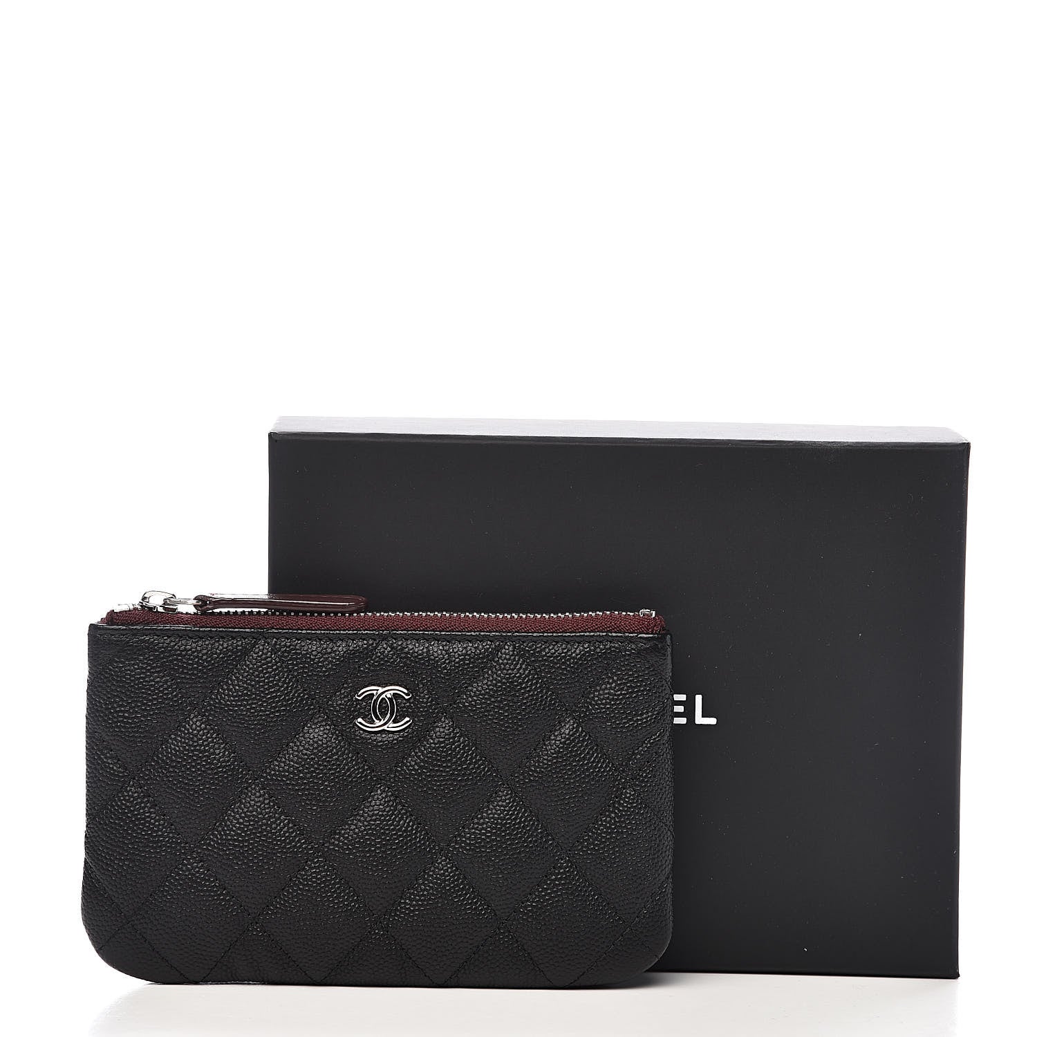 Chanel Caviar Quilted Small Cosmetic Case Black 8 of 8