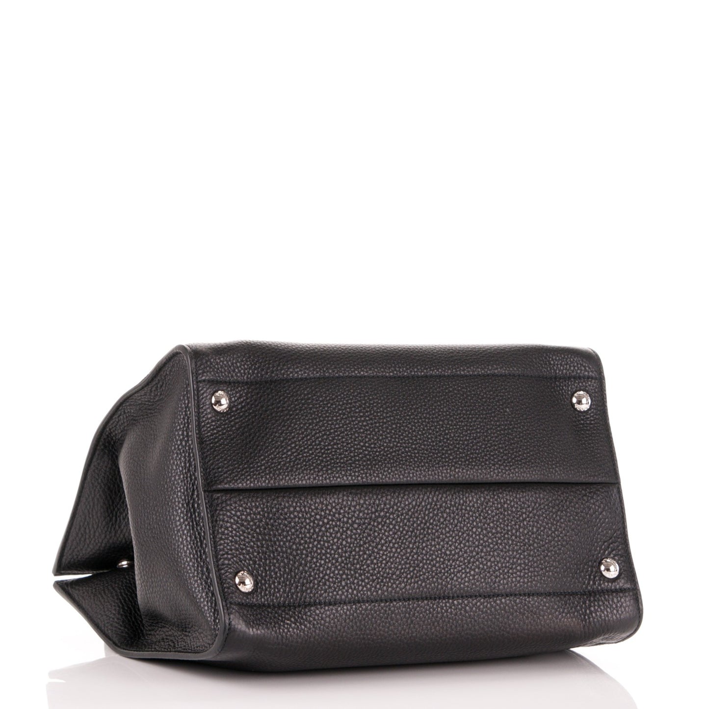 Vitello Daino Tote Nero Black