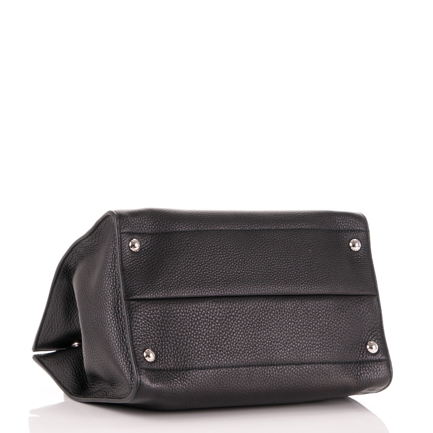 Prada Vitello Daino Tote Nero Black 4 of 9
