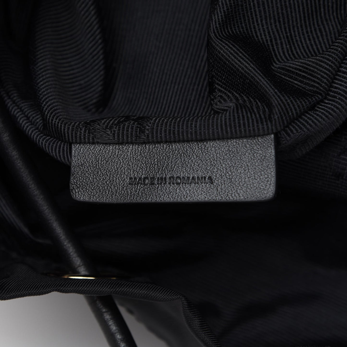 Nylon Rucksack Backpack Black