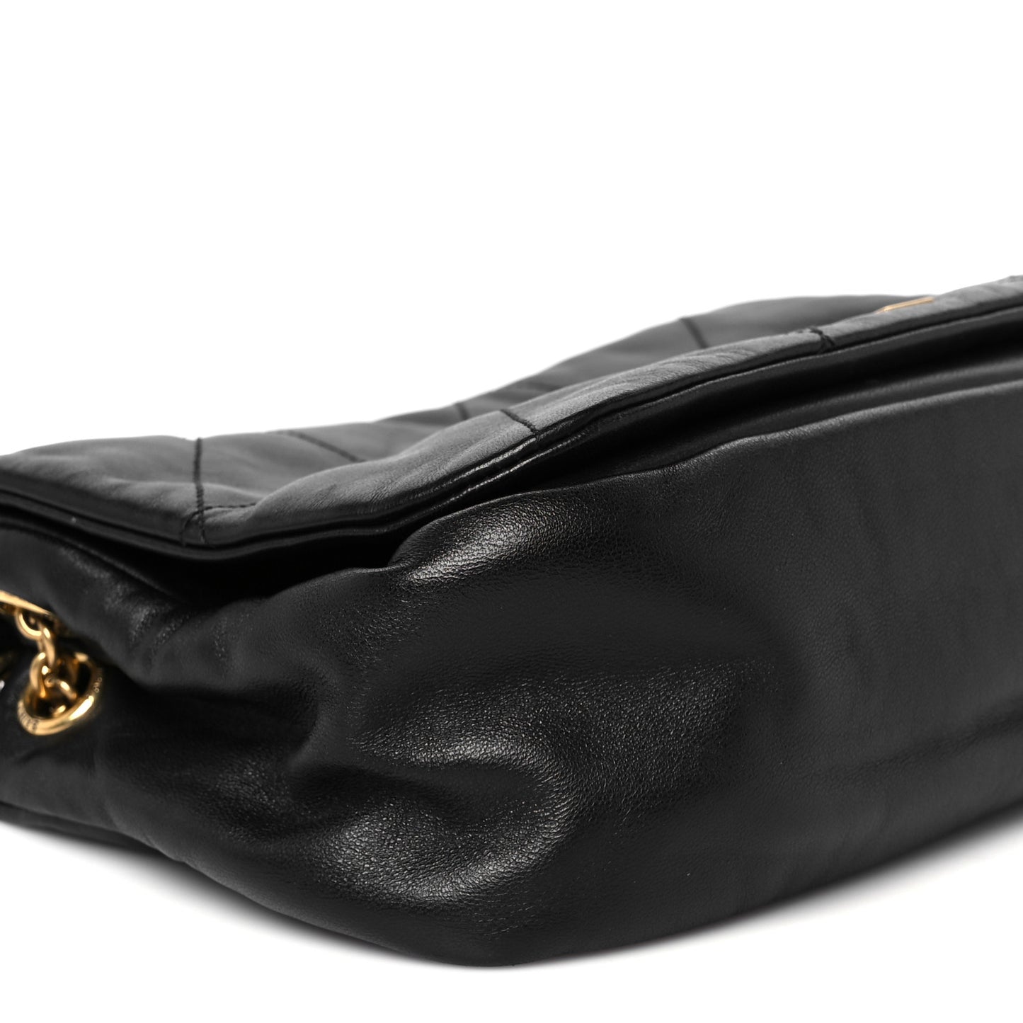 Lambskin Matelasse Monogram Small Jamie 4.3 Black