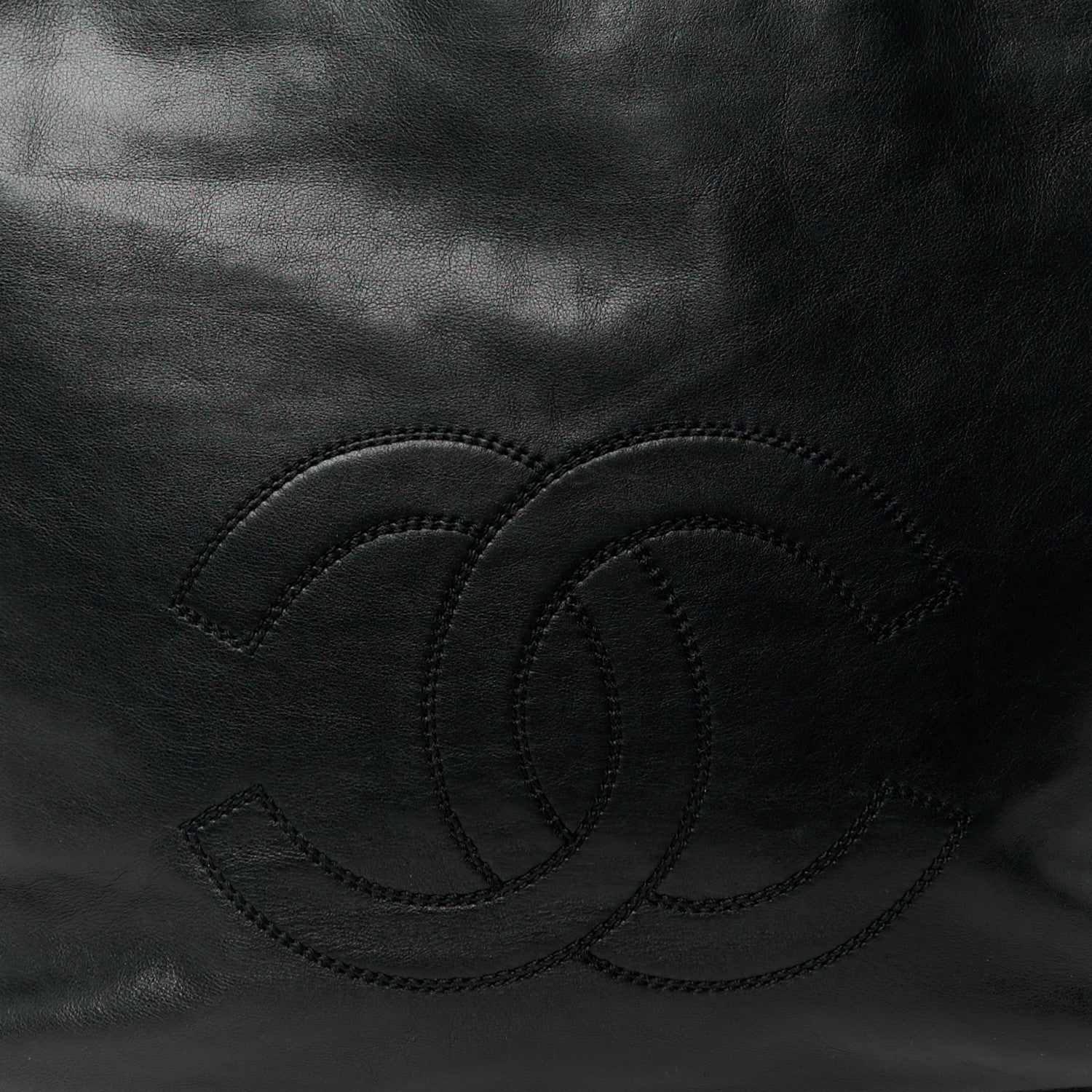 Chanel Lambskin Chain Small CC Tote Black 8 of 11