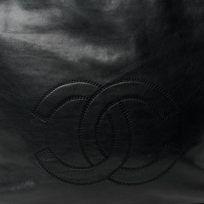 Chanel Lambskin Chain Small CC Tote Black 8 of 11