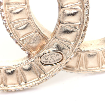 Chanel Baguette Crystal CC Brooch Gold 3 of 6