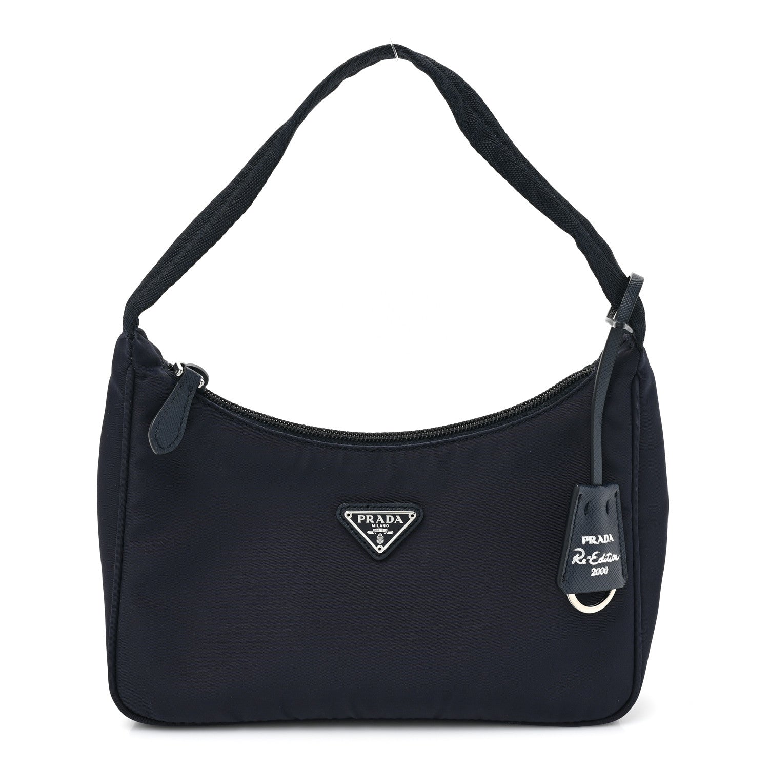 Prada Tessuto Nylon Mini Re-Edition 2000 Bag Navy 1 of 8