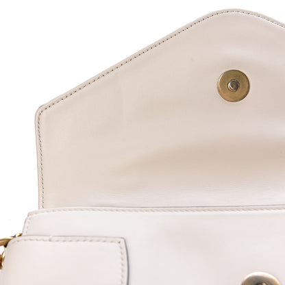 Gucci Nappa Pearl Studded Mini Queen Margaret Broadway Shoulder Bag Mystic White 9 of 17