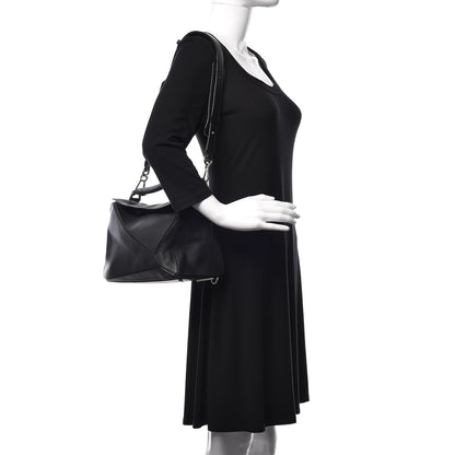 Loewe Calfskin Puzzle Bag Black 2 of 9