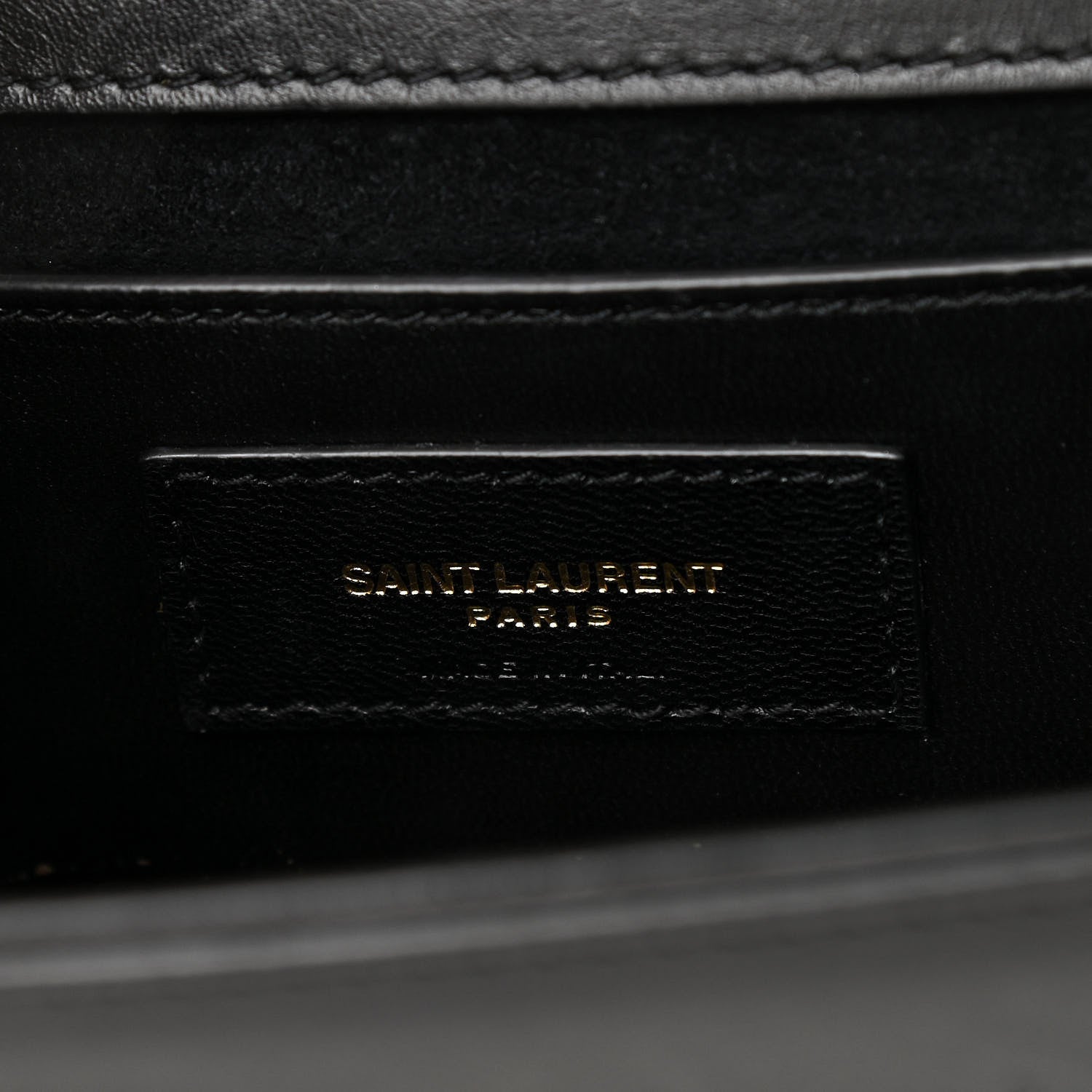 Saint Laurent Smooth Calfskin Small Classic Monogram Kate Tassel Satchel Black 5 of 9