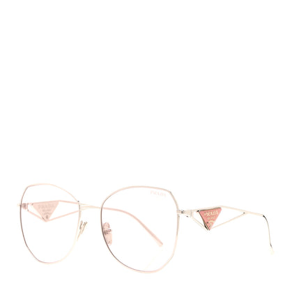Prada Metal Symbole Triangle Logo Sunglasses SPR57Y Pink 1 of 5