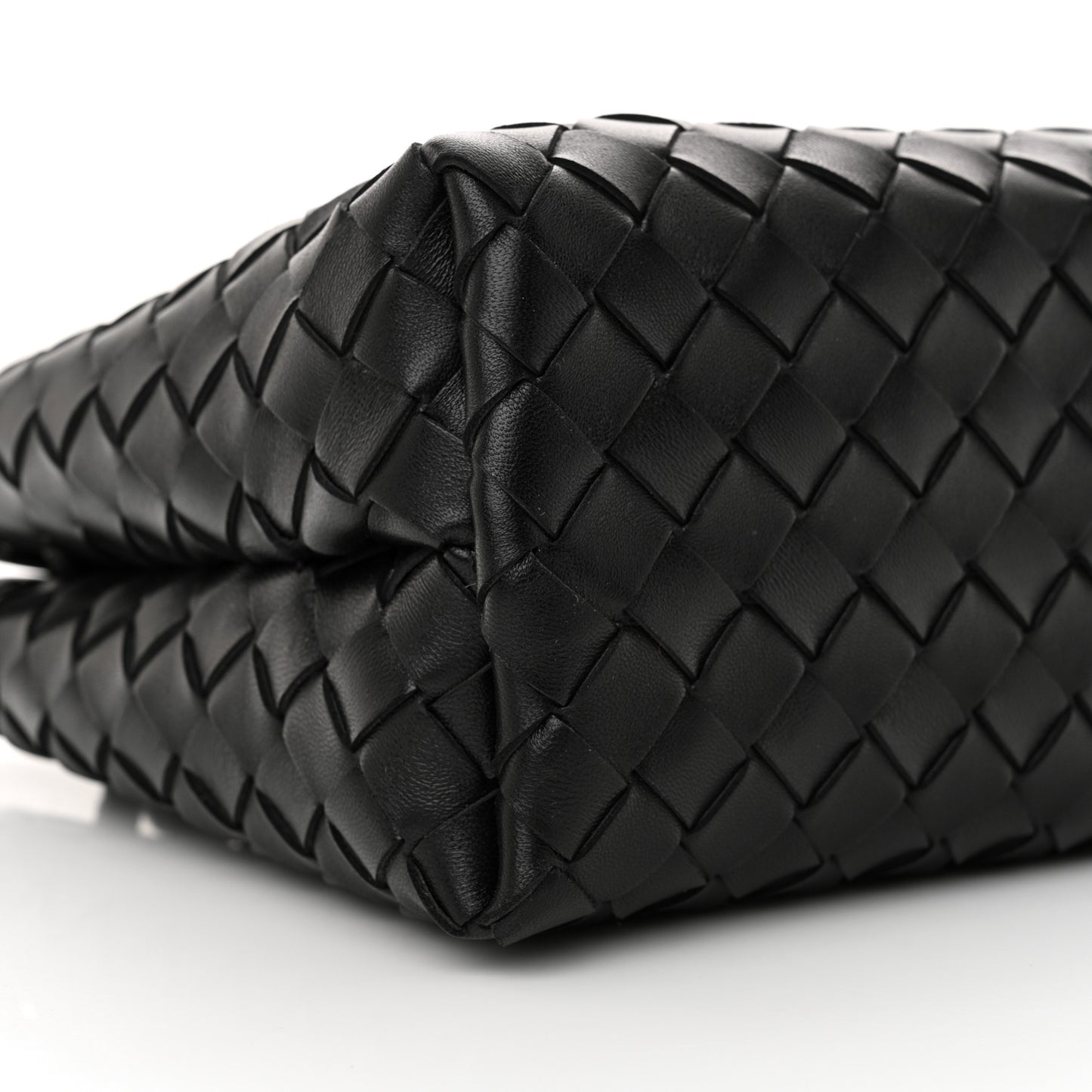 Nappa Intrecciato Small Andiamo Shoulder Bag Black