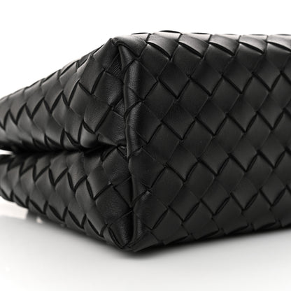 Bottega Veneta Nappa Intrecciato Small Andiamo Shoulder Bag Black 8 of 9