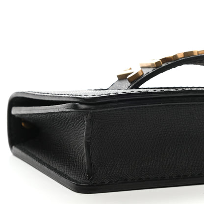 Christian Dior Grained Calfskin Mini J'Adior Chain Flap Bag Black 8 of 9