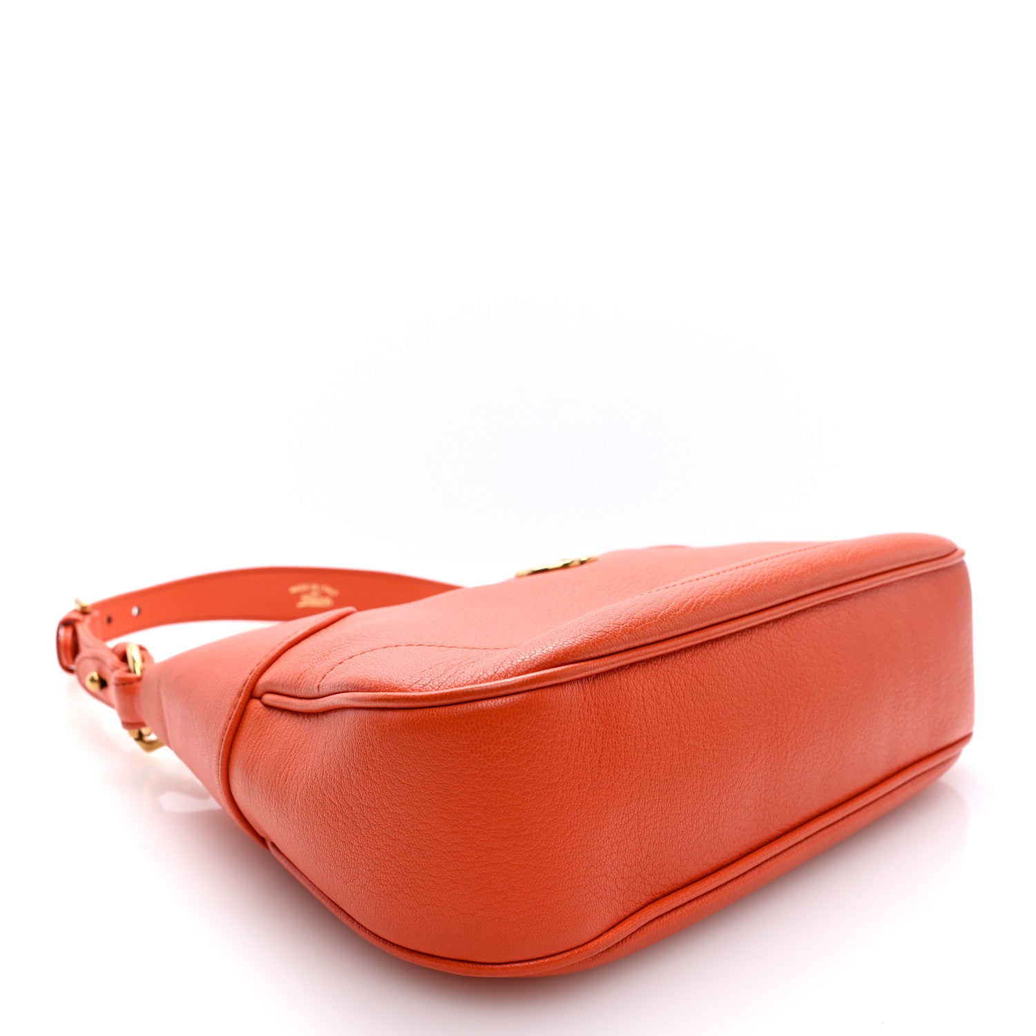 Gucci Goatskin Small Aphrodite Shoulder Bag Deep Orange 3 of 8