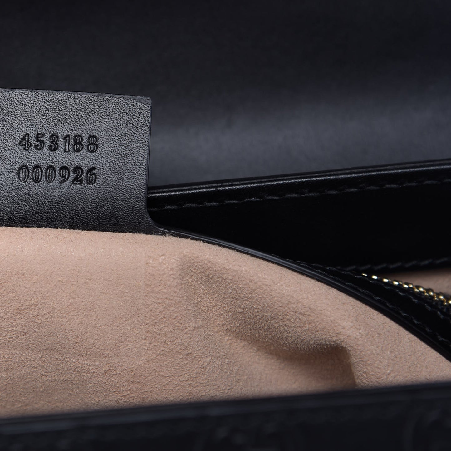 Guccissima Signature Small Padlock Top Handle Bag Black