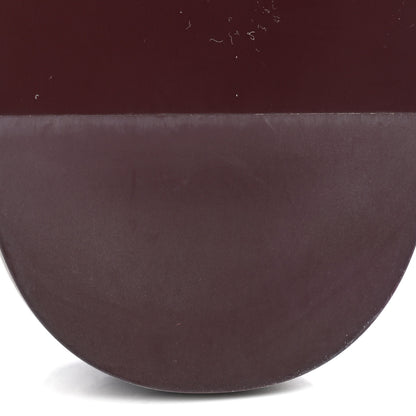 Chanel Grained Calfskin Velcro Dad Sandals 37 Burgundy 10 of 10
