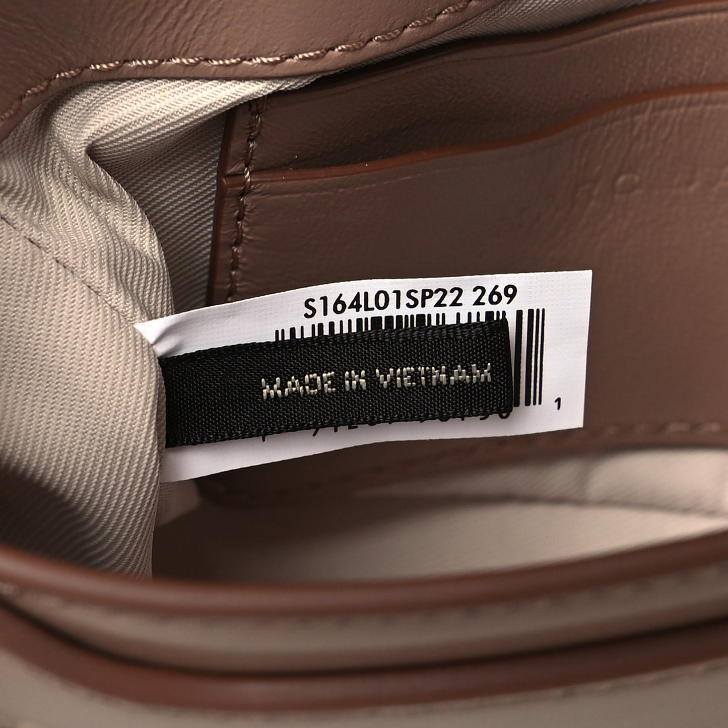 Lambskin Mini The Glam Shot Bag Dusty Beige