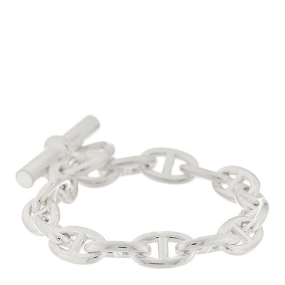 Hermes Sterling Silver MM Chaine d'Ancre Bracelet 1 of 3