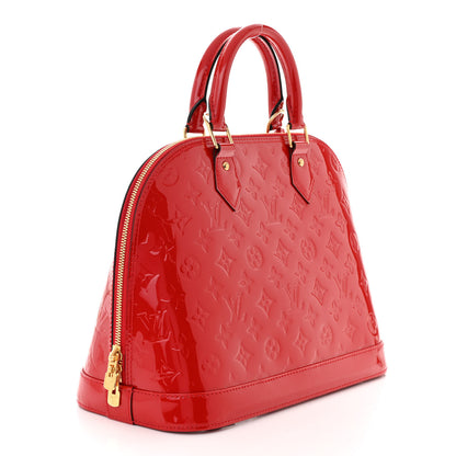 Louis Vuitton Vernis Alma PM Cherry 3 of 10