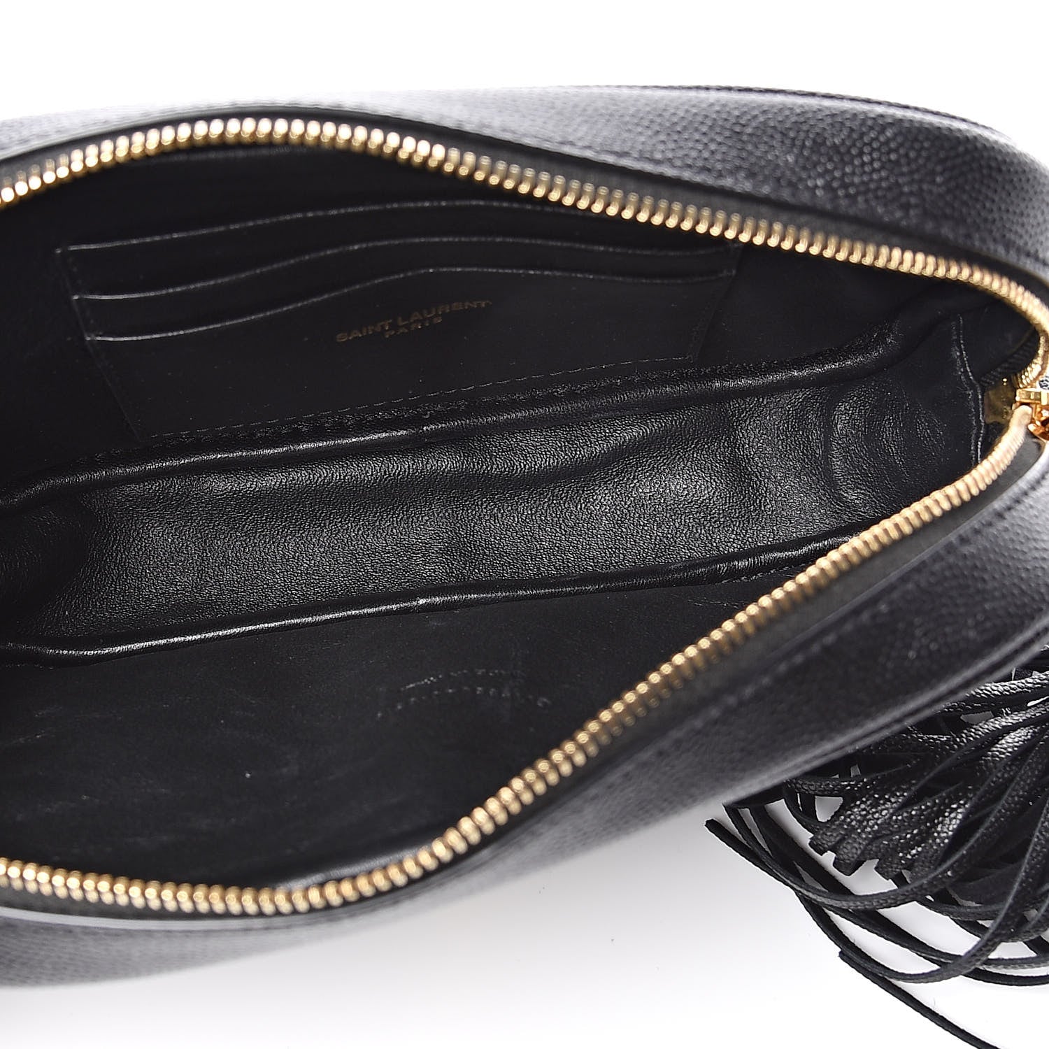 Saint Laurent Grain De Poudre Matelasse Monogram Mini Lou Camera Bag Black 5 of 11