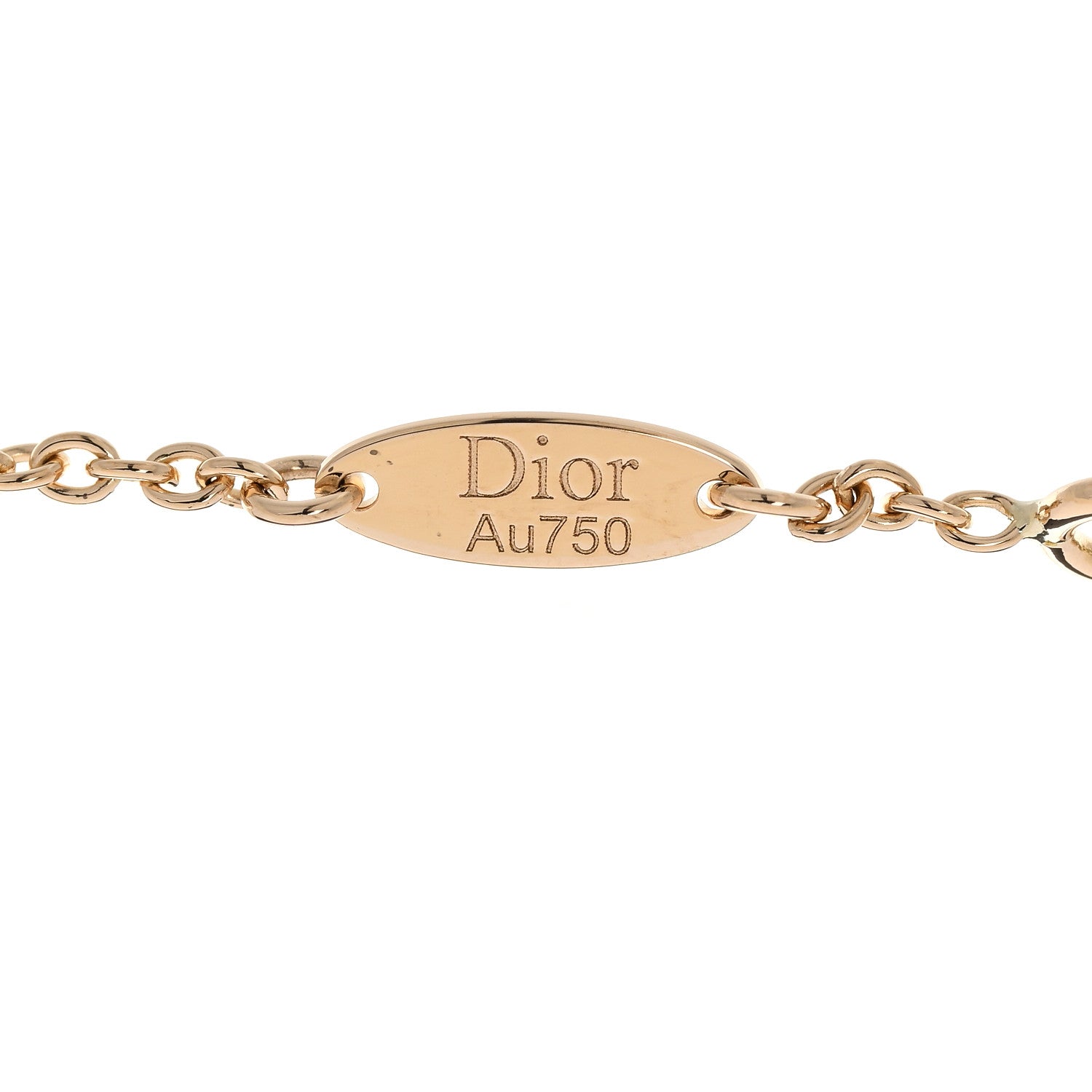 Christian Dior 18K Yellow Gold Diamond Turquoise Rose des Vents Bracelet 4 of 4