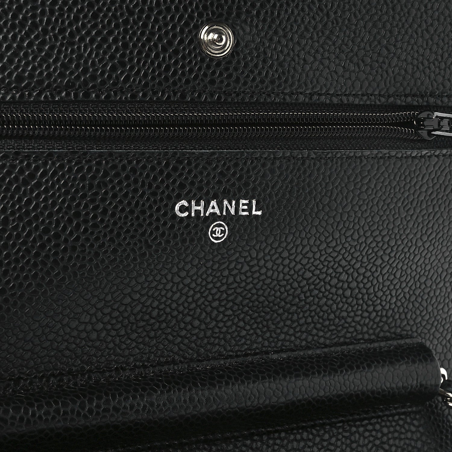 Chanel Caviar Quilted Wallet On Chain WOC Black 5 of 11
