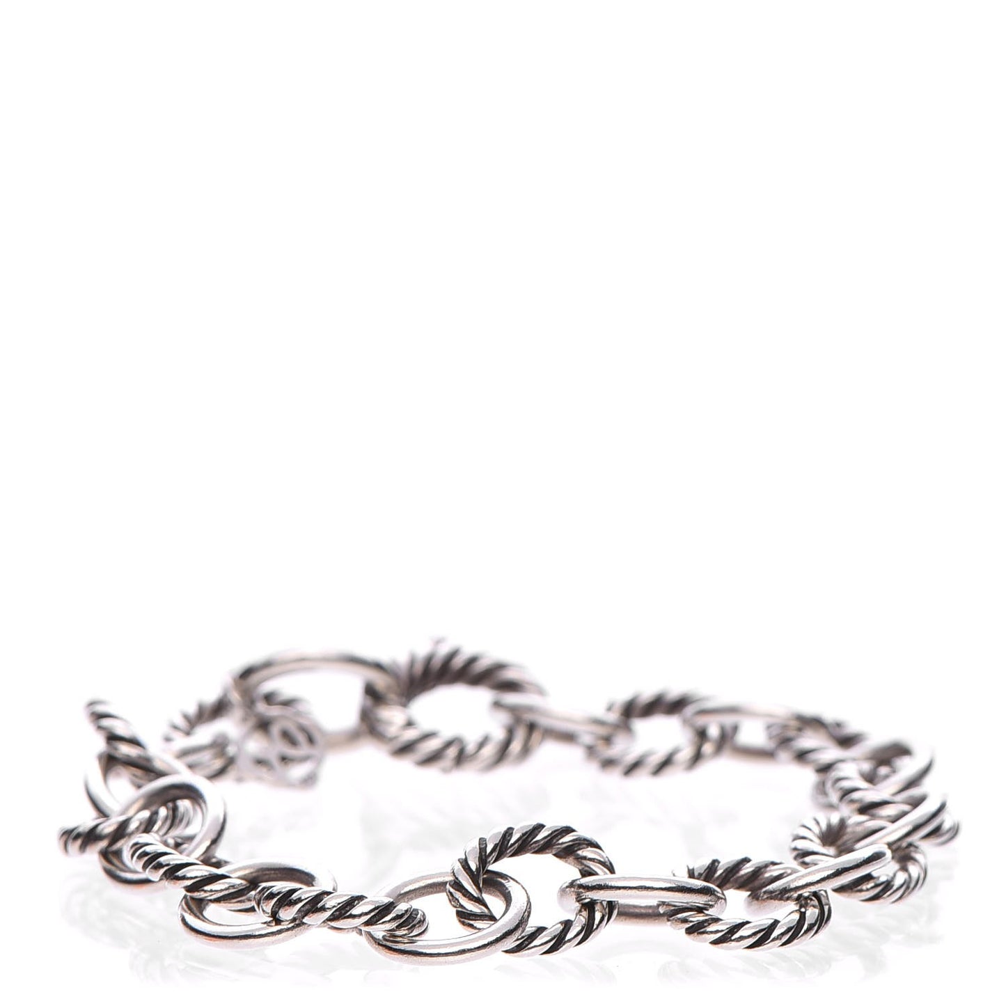 Sterling Silver 10mm Medium Oval Link Bracelet
