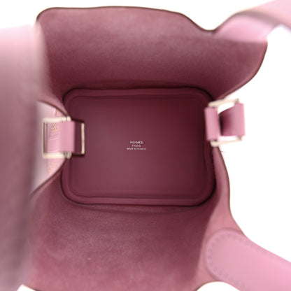 Hermes Swift Micro Lucky Daisy Picotin Lock Mauve Sylvestre 5 of 11