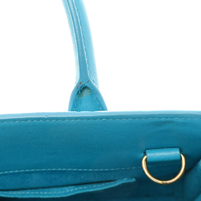 Saint Laurent Calfskin Nano Sac De Jour Turquoise 10 of 14