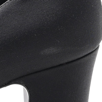 Chanel Grosgrain Cap Toe Uniform Pump 39 Black 9 of 11
