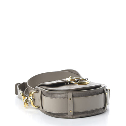 Chloe Grained Calfskin Small Tess Bag Motty Grey 4 of 9