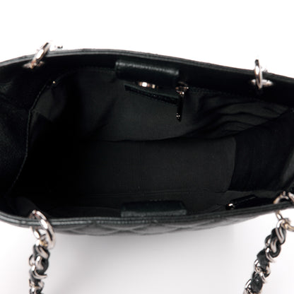 Chanel Caviar Quilted Petit Shopping Tote PST Black 5 of 11