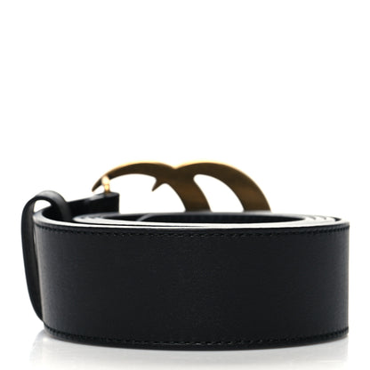 Gucci Calfskin Double G 40mm Belt 95 38 Black 2 of 5