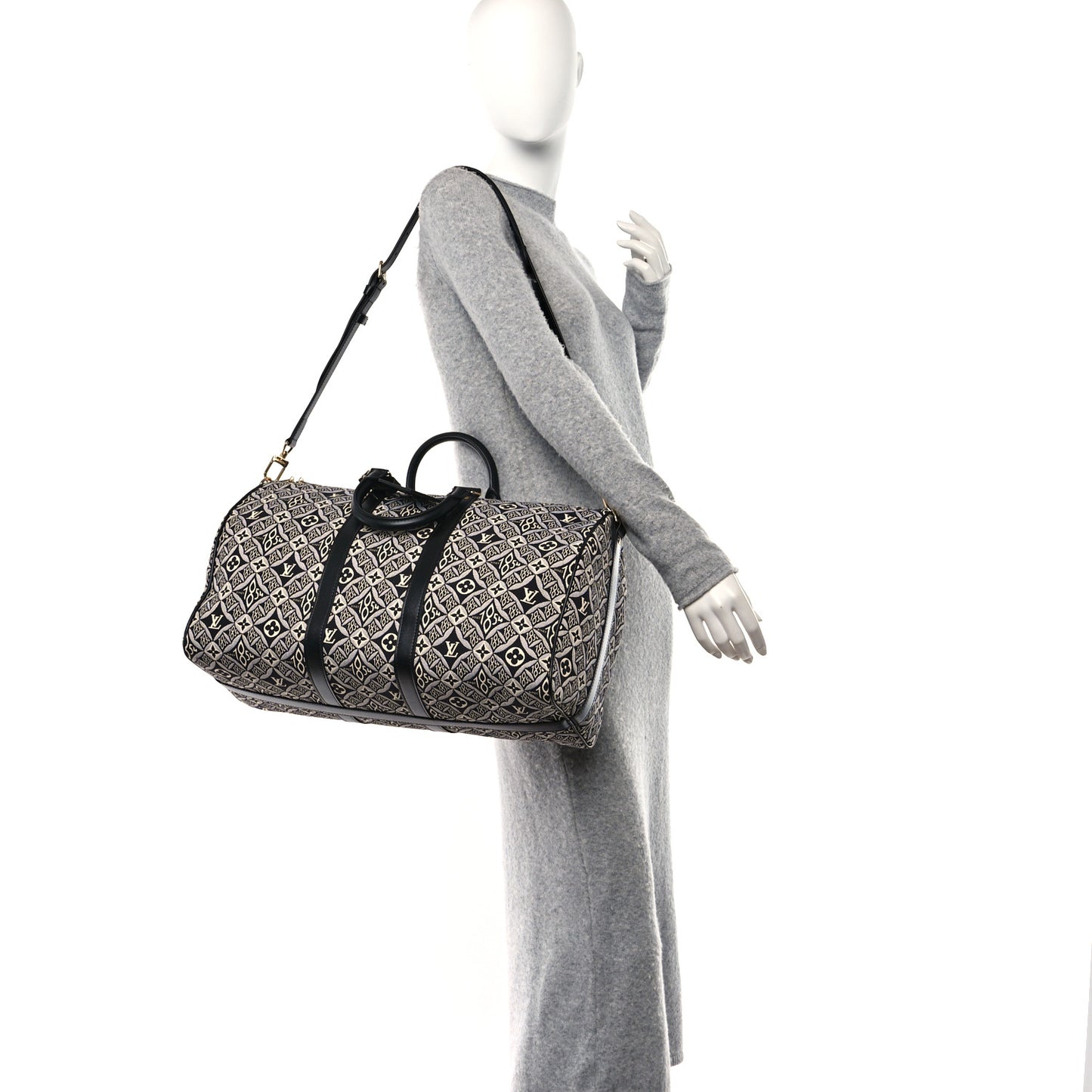 Jacquard Since 1854 Keepall Bandouliere 45 Grey