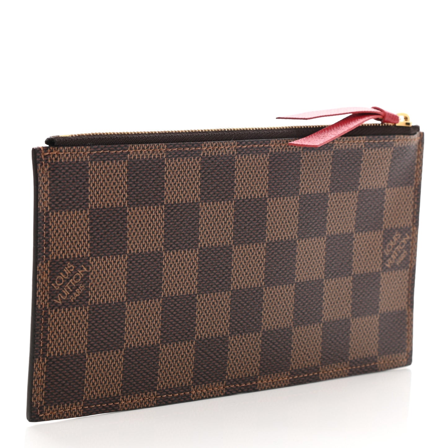 Damier Ebene Felicie Chain Wallet Zippered Insert