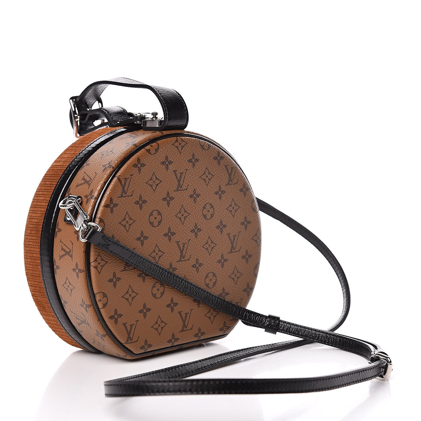 Reverse Monogram Leopard Petite Boite Chapeau