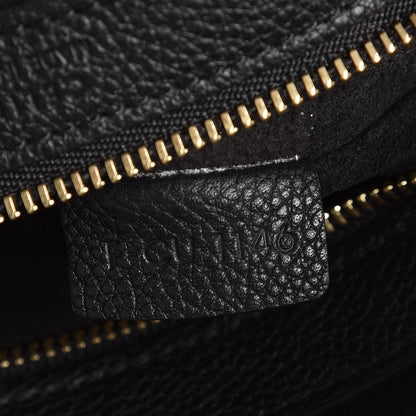 Celine Soft Grained Calfskin Small Belt Cabas Phantom Black 7 of 7