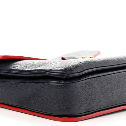 Louis Vuitton Empreinte Pochette Metis Marine Rouge 10 of 11