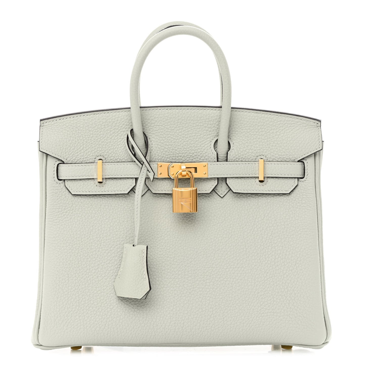 Togo Birkin 25 Gris Neve